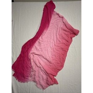 Lilly Pulitzer scarf wrap shawl 87” X 30” Pink Ombré￼EUC
